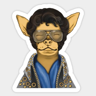 Elvis Chihuahua Sticker